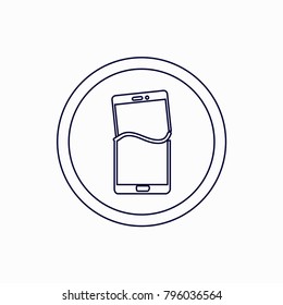 smart phone icon, Vector illustration