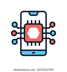 Smart Phone icon in vector. Logotype
