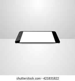 smart phone icon, vector modern smart phone, isolated blank screen smart phone