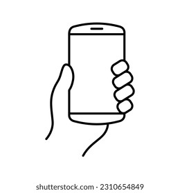 Smart phone icon vector on trendy design