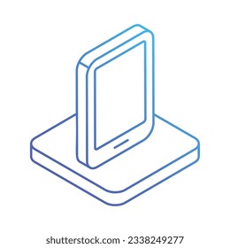 Smart Phone Icon, vector stock illustration.