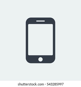 smart phone icon website flat design