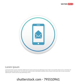 Smart Phone icon White Background icon template