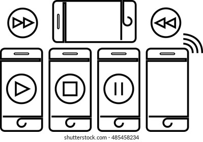 smart phone icons
