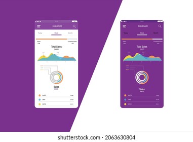 Vector de IU de Smart Phone Infographics