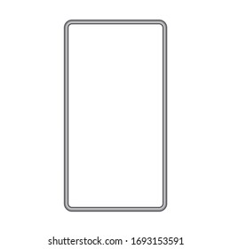 Smart Phone Isolated On White Background. Vector
