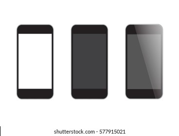 Smart Phone Isolated On White Background