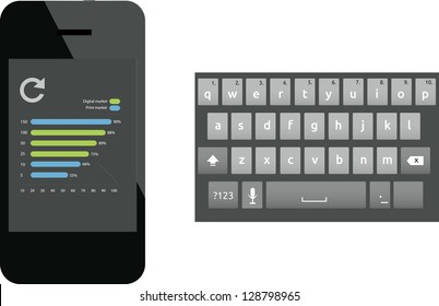 Smart Phone With Keyboard