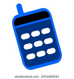 smart phone with keypad display and antenna 