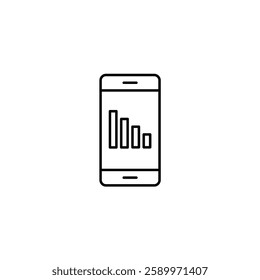 Smart Phone line icon design