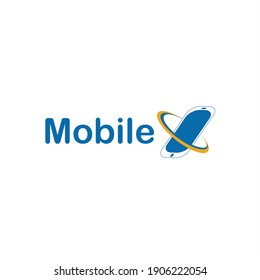 Design des Smartphone-Logos,
Bilder des Logo-Mobiles, Logo des Handys
