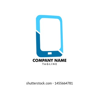 Smart phone logo template design