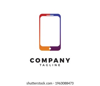 Smart phone logo template design