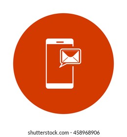 smart phone messages  icon