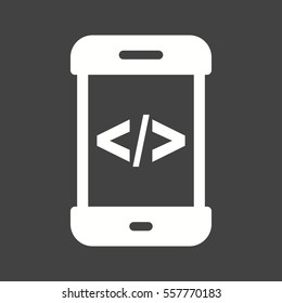 Smart phone, mobile, phone icon vector image. Can also be used for smart phone. Suitable for mobile apps, web apps and print media.