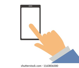 smart phone mobile illustration