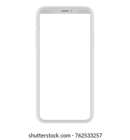 smart phone mobile vector drawing on white background svg