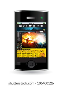 Smart phone with net application