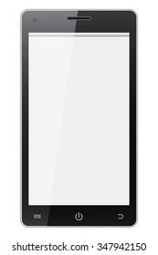 Smart phone on white background. Vecter