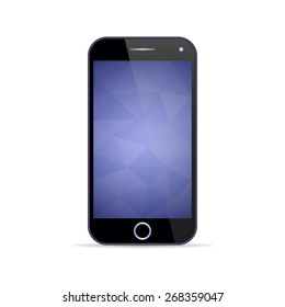 Smart phone, realistic vector illustration.