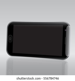 Smart phone realistic vector illustration.