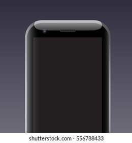 Smart phone realistic vector illustration.