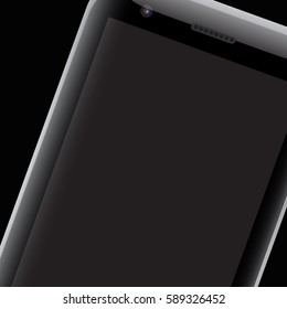 Smart phone realistic vector illustration.