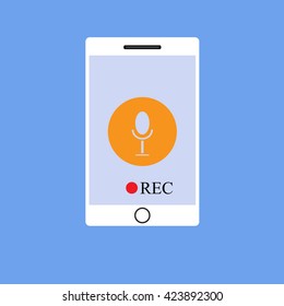 smart phone recording voice