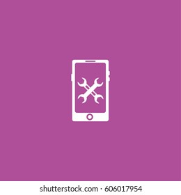 Smart phone services icon.