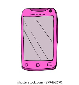 Cell Phone Cartoon Images Stock Photos Vectors Shutterstock