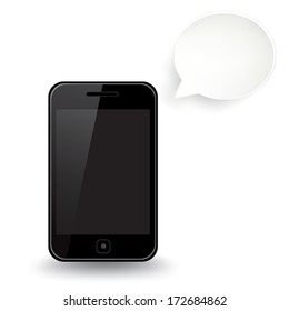 Smart Phone Speech Bubble