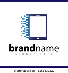 smart phone speed logo vector template