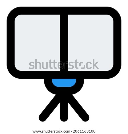 Smart phone with a split screen music playback