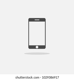 smart phone touch screen with shadow