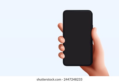 Teléfono inteligente usando, dispositivo electrónico de mano. Ilustración vectorial