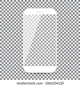 smart phone vector drawing isolated transparent background