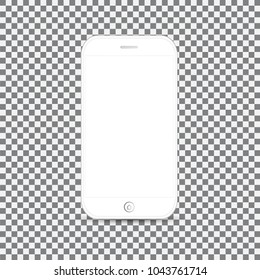smart phone vector drawing isolated transparent background