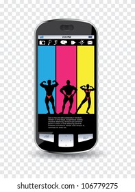 Smart phone. Vector eps10.