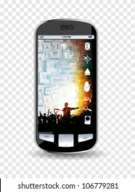 Smart phone. Vector eps10.