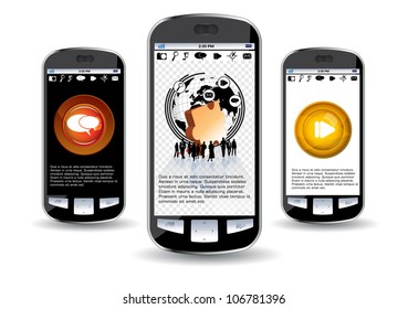 Smart phone. vector eps10