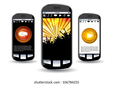 Smart phone. Vector eps10