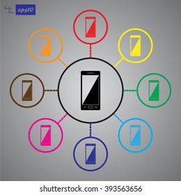 smart phone vector icon