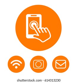 smart phone vector icon