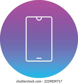 Smart Phone vector icon. Can be used for printing, mobile and web applications.