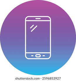 Smart Phone vector icon. Can be used for printing, mobile and web applications.