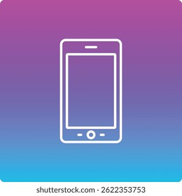 Smart Phone vector icon. Can be used for printing, mobile and web applications.