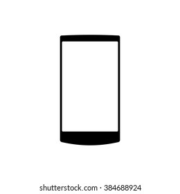 Smart phone vector icon. Digital phone symbol. Communicator pictogram.