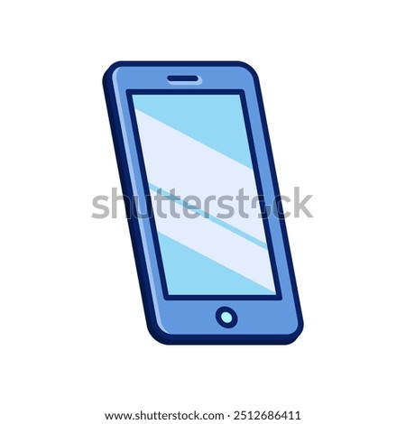 Smart phone vector icon, flat design symbol