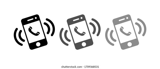 smart phone vector icon stock vector illustration flat design.