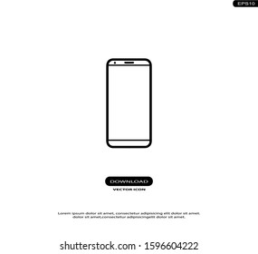 Smart Phone Vector Icons in trendy flat style isolated on white background.eps10